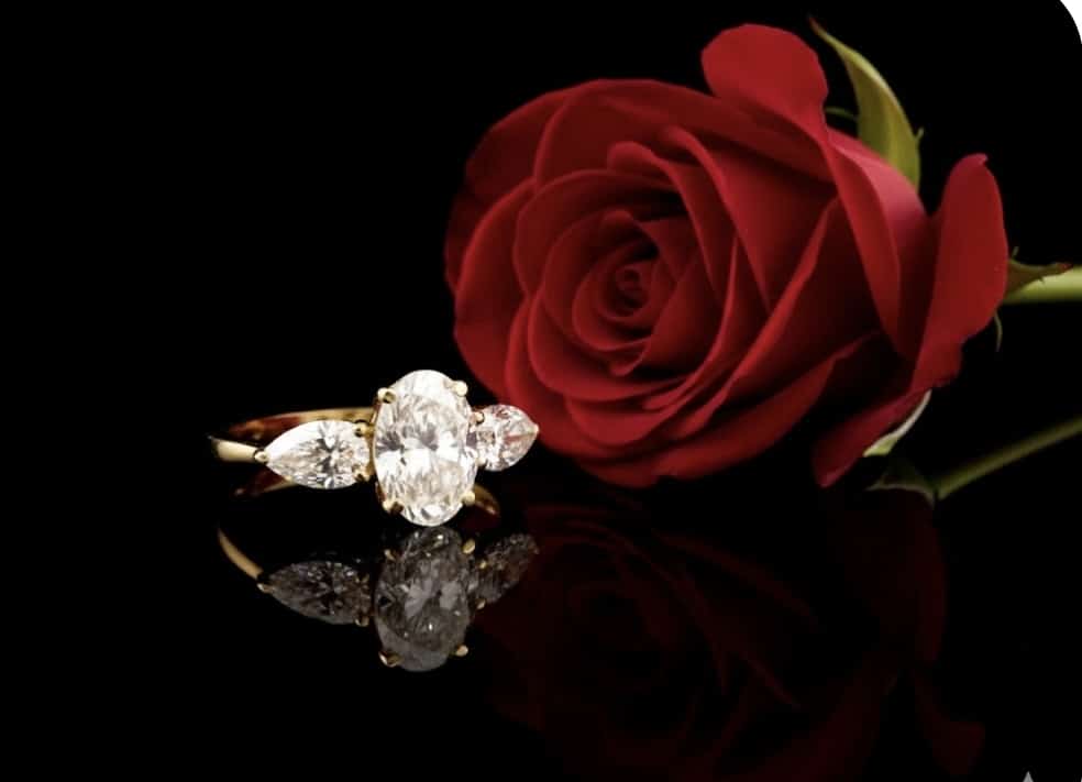 טבעת זהב אלמה