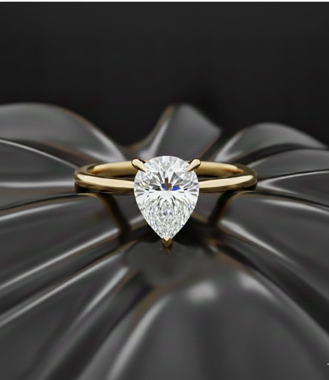 טבעת יהלום מעבדה 1.5 קראט