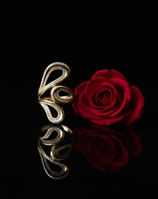 טבעת זהב גאיה