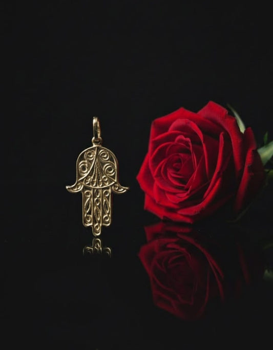 תליון זהב חמסה נועה