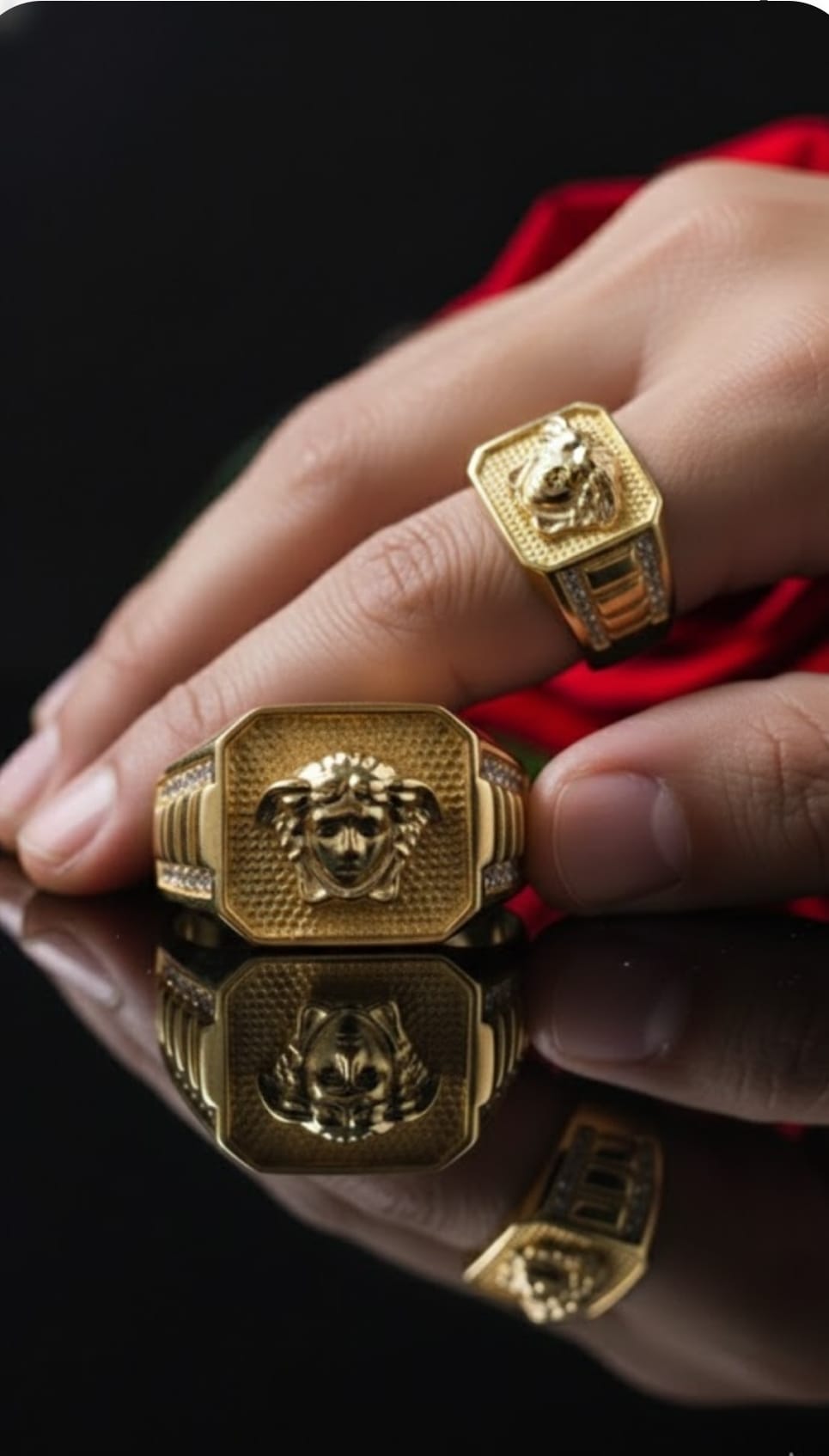 טבעת זהב אור