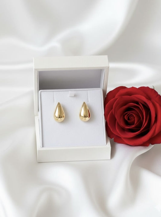 עגילי זהב אלמה