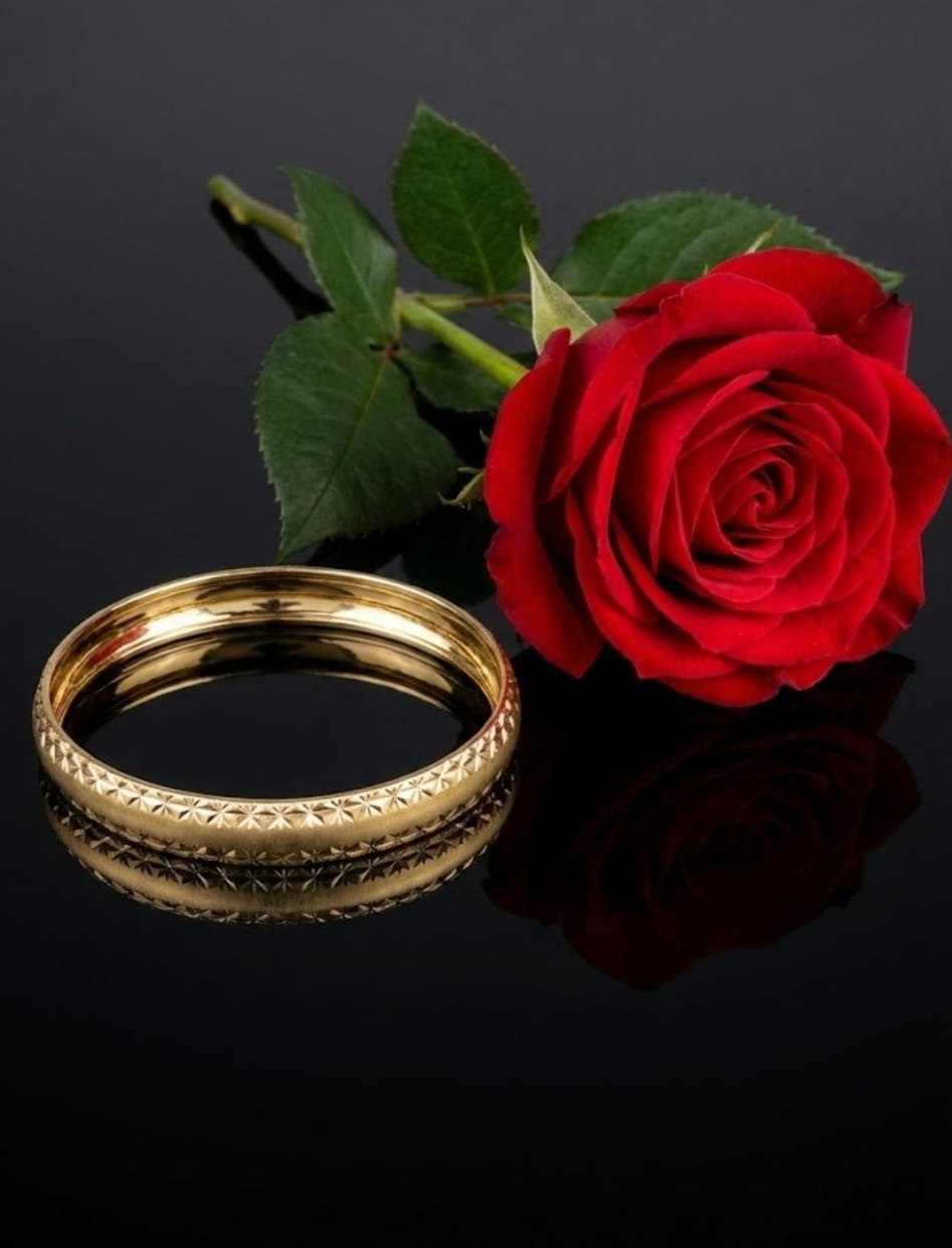 צמיד זהב קשיח עדן