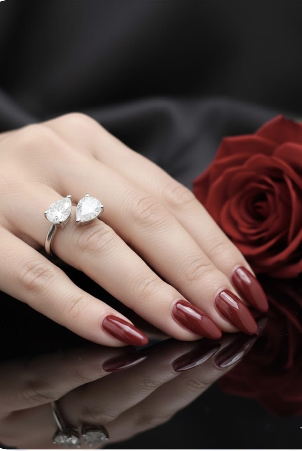 טבעת זהב עם יהלומי מעבדה אודיה