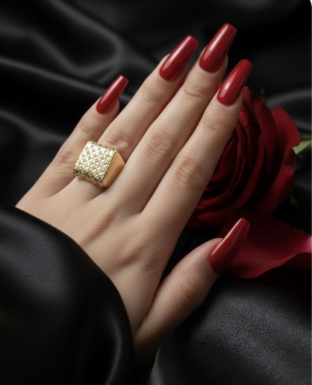 טבעת זהב רעות