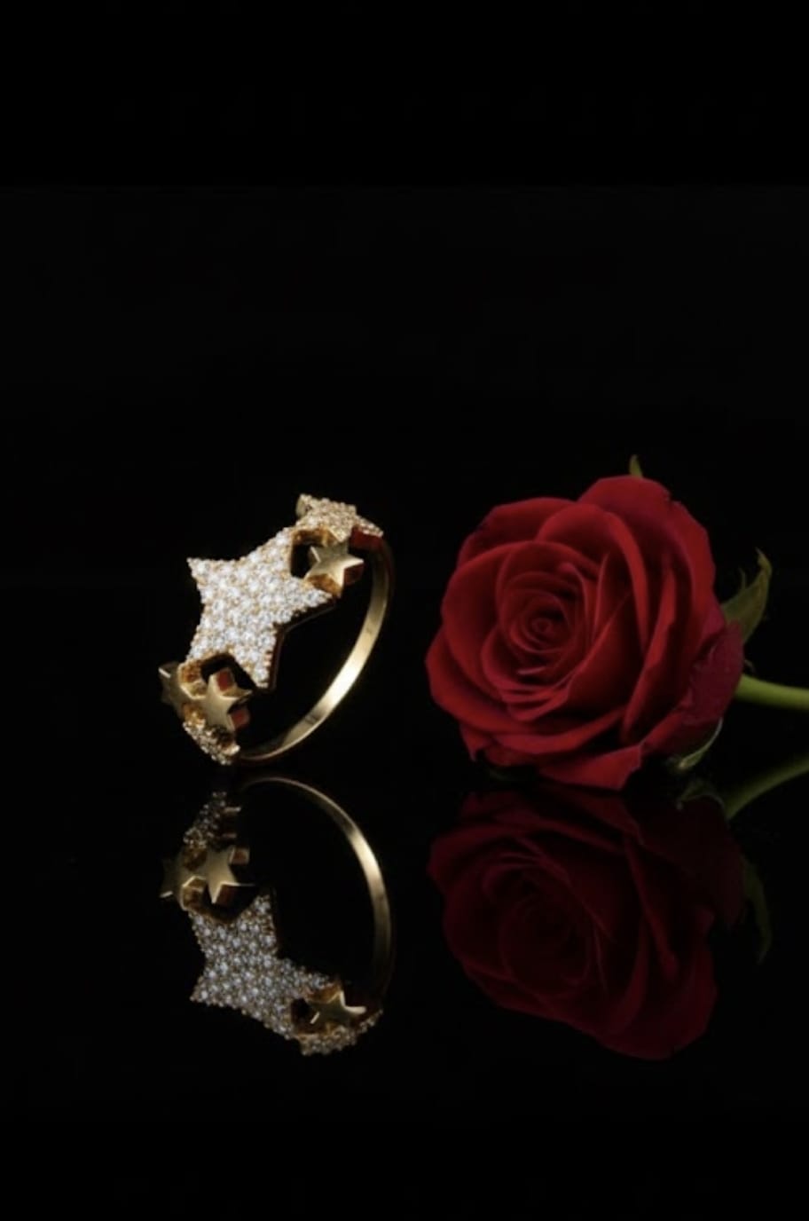 טבעת זהב יעל