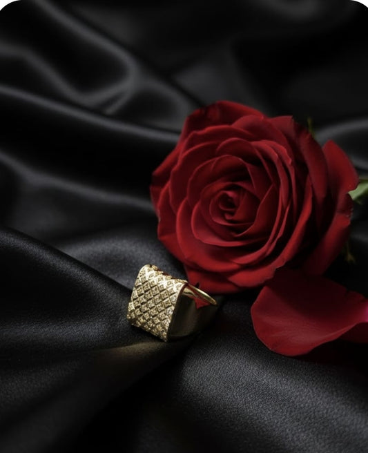 טבעת זהב רעות