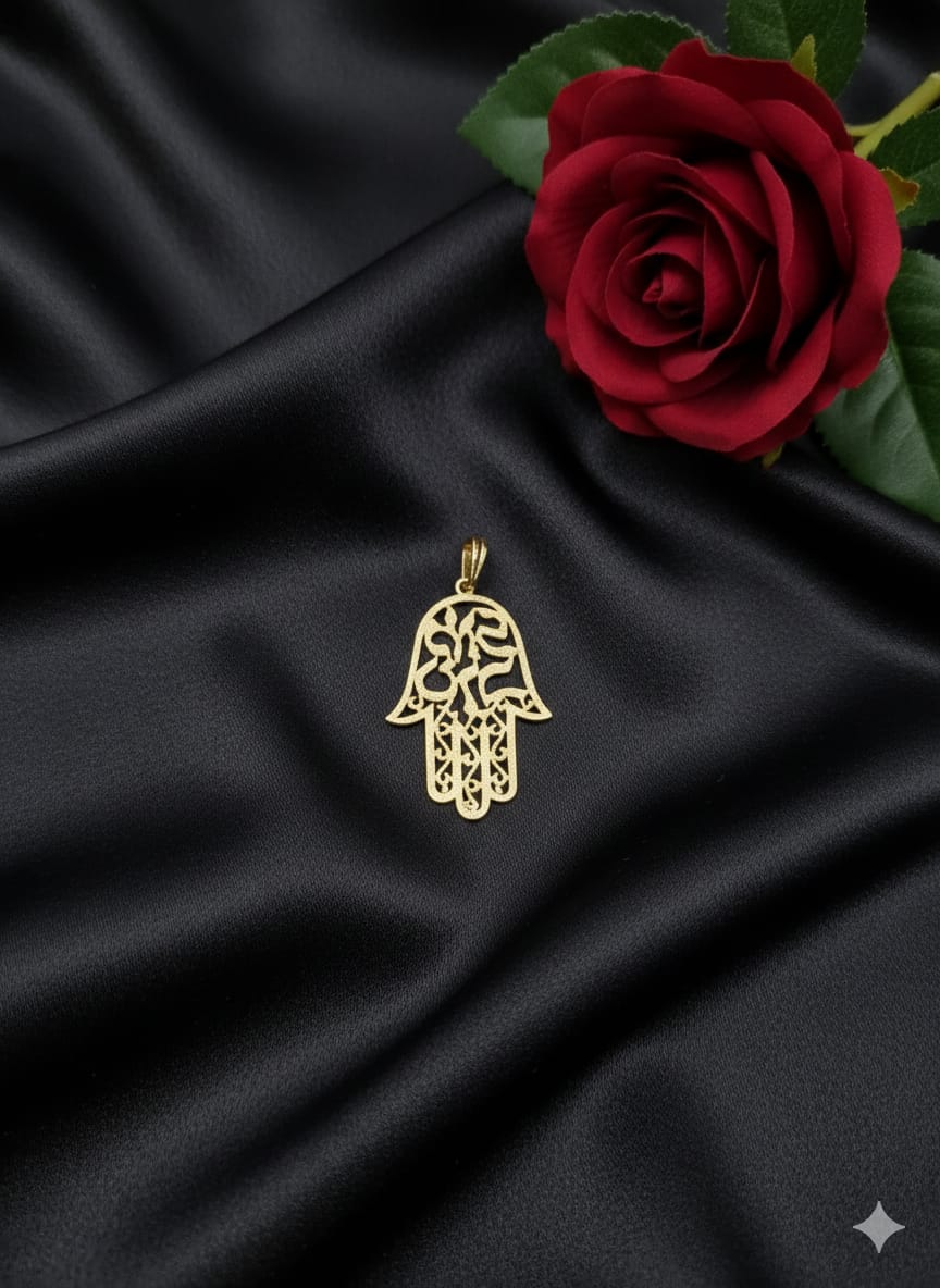 תליון זהב חמסה אורטל