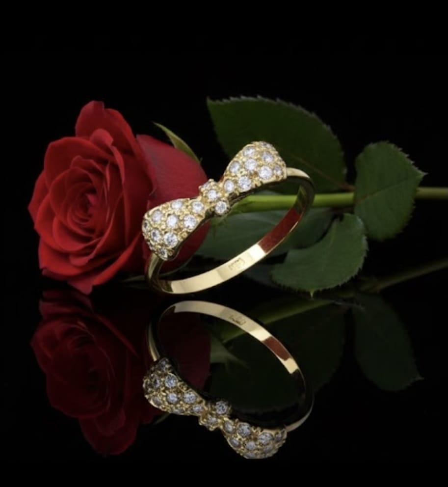 טבעת זהב נופר