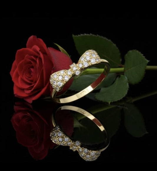 טבעת זהב נופר