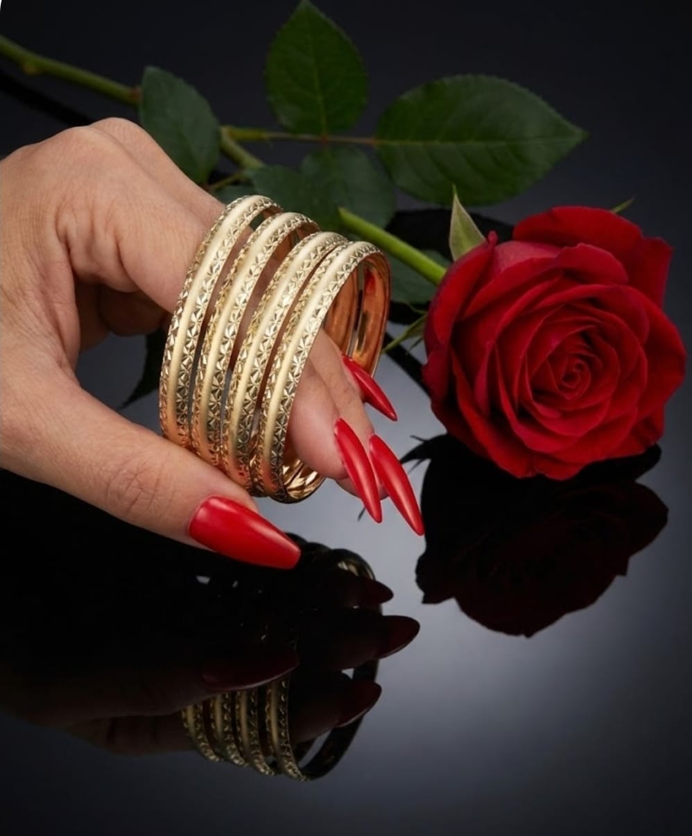 צמיד זהב קשיח עדן