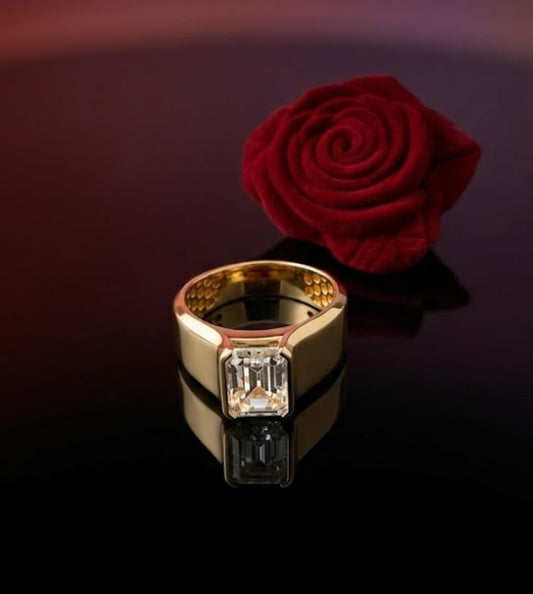 טבעת זהב קשת