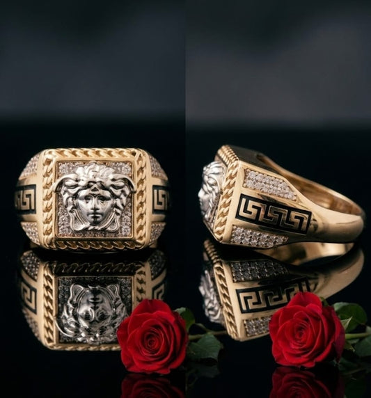 טבעת זאוס (Zeus Ring) – טבעת כתר יוקרתית מזהב 14K