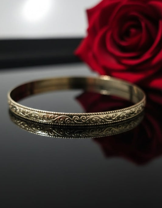 צמיד זהב קשיח מירי