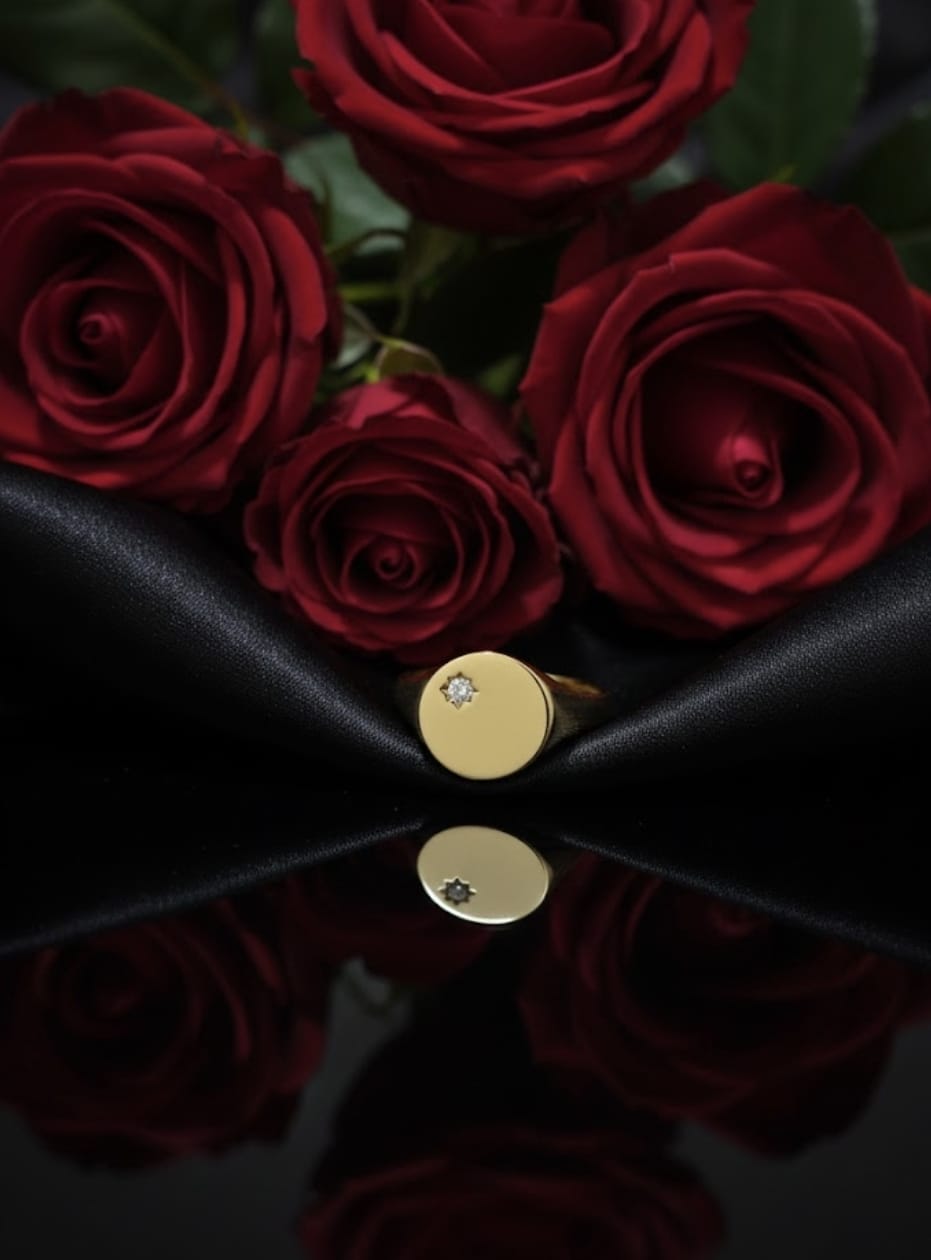 טבעת זהב מיתר