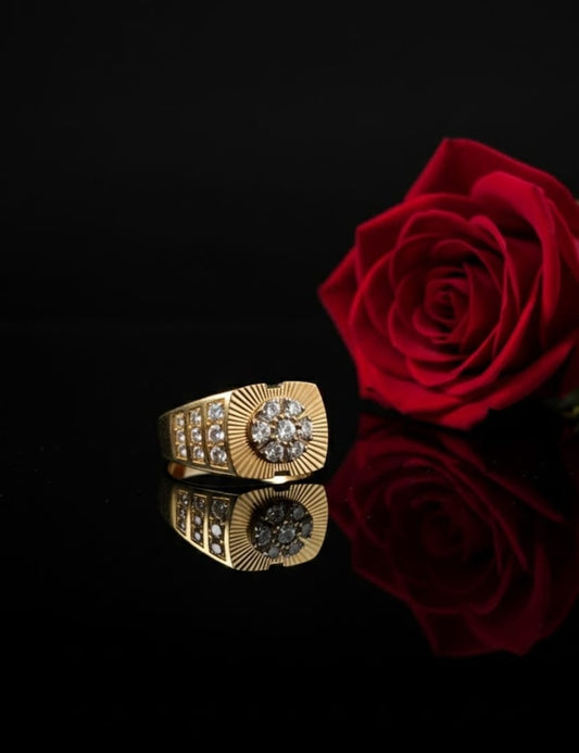 טבעת זהב רז