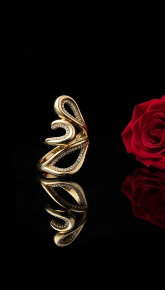 טבעת זהב גאיה