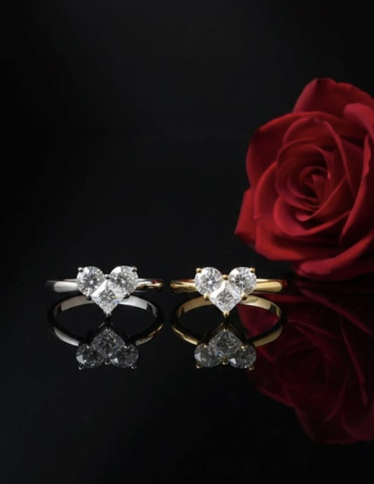 טבעת זהב יהלי