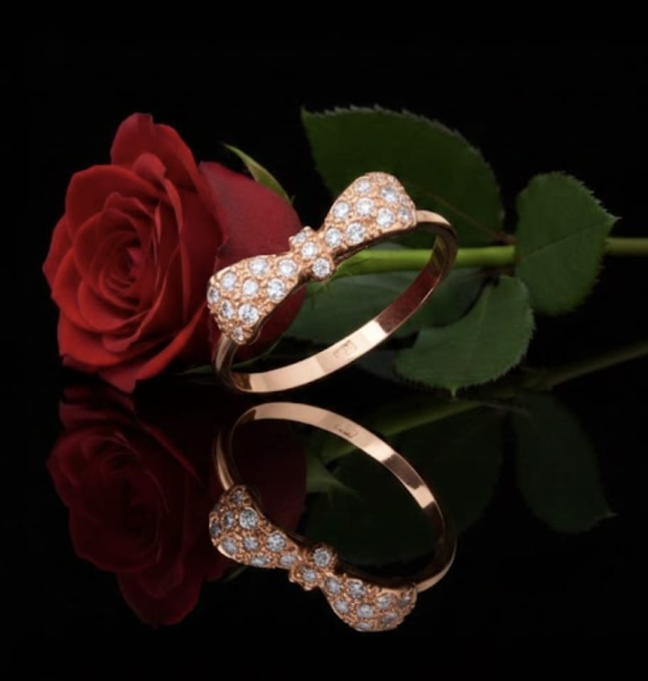 טבעת זהב נופר