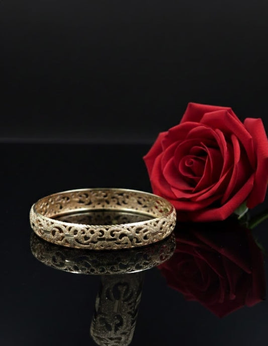 צמיד קשיח זהב רון