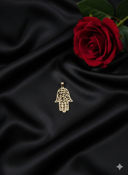 תליון זהב חמסה שיר