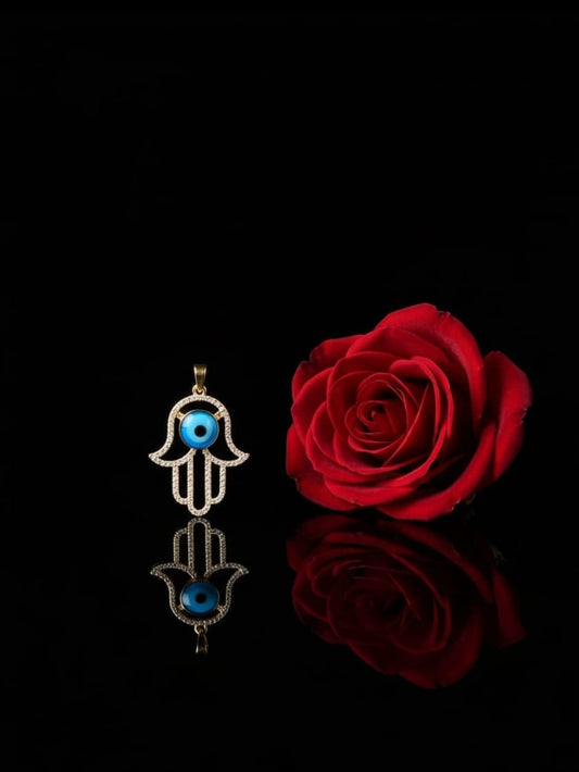 תליון זהב חמסה רעות