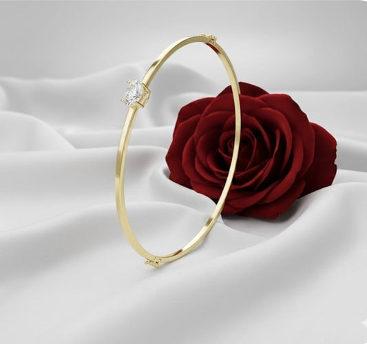 צמיד זהב שקד