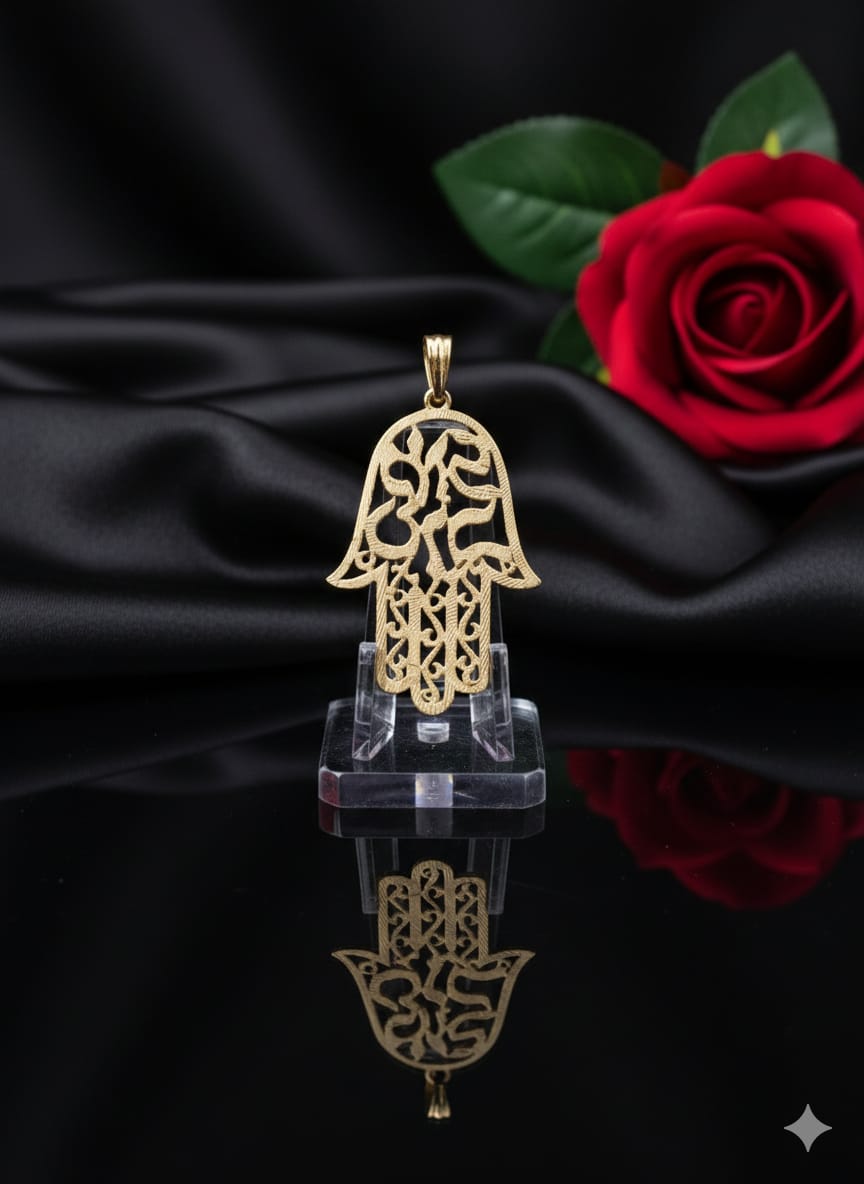 תליון זהב חמסה אורטל