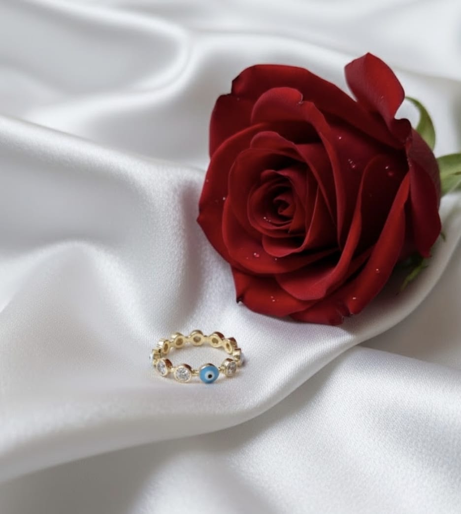 טבעת זהב אניס