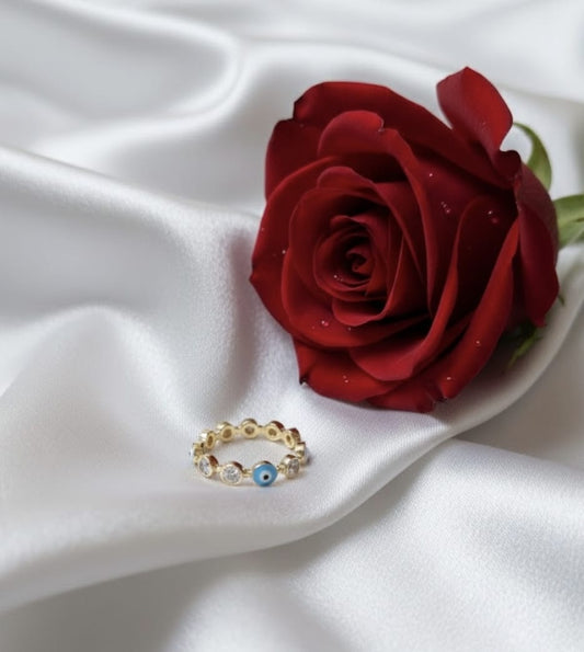 טבעת זהב אניס