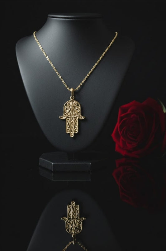 תליון זהב חמסה נועה