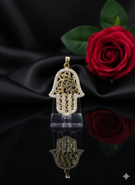 תליון זהב חמסה שירז