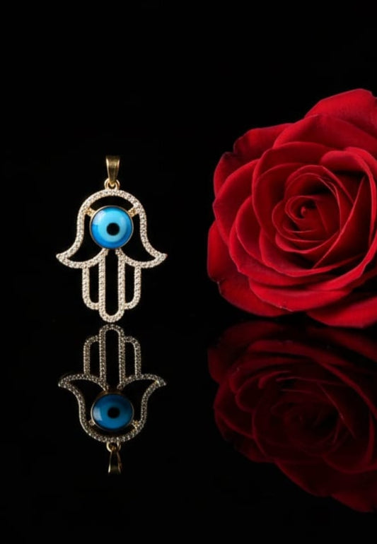 תליון זהב חמסה רעות