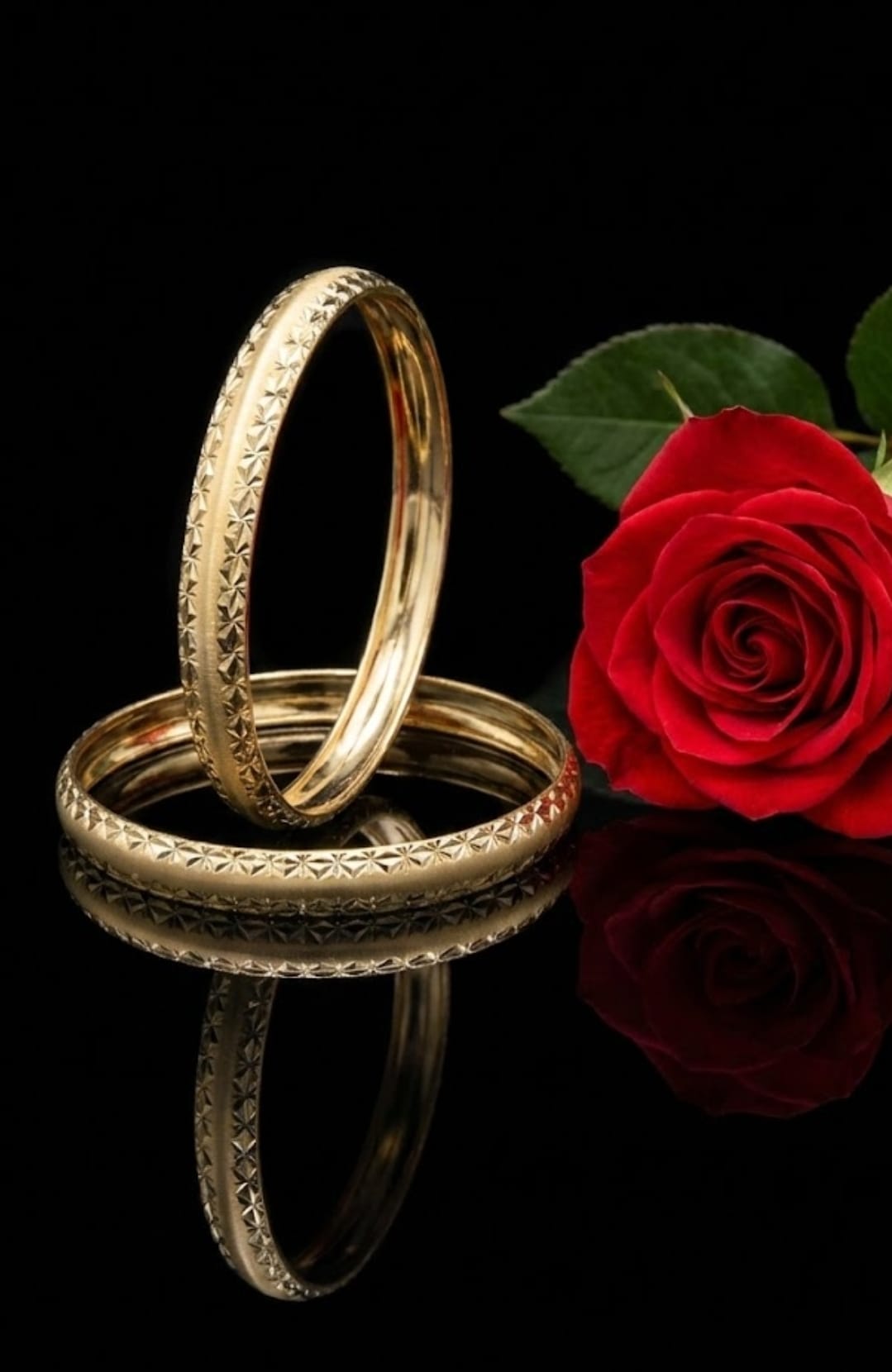 צמיד זהב קשיח עדן