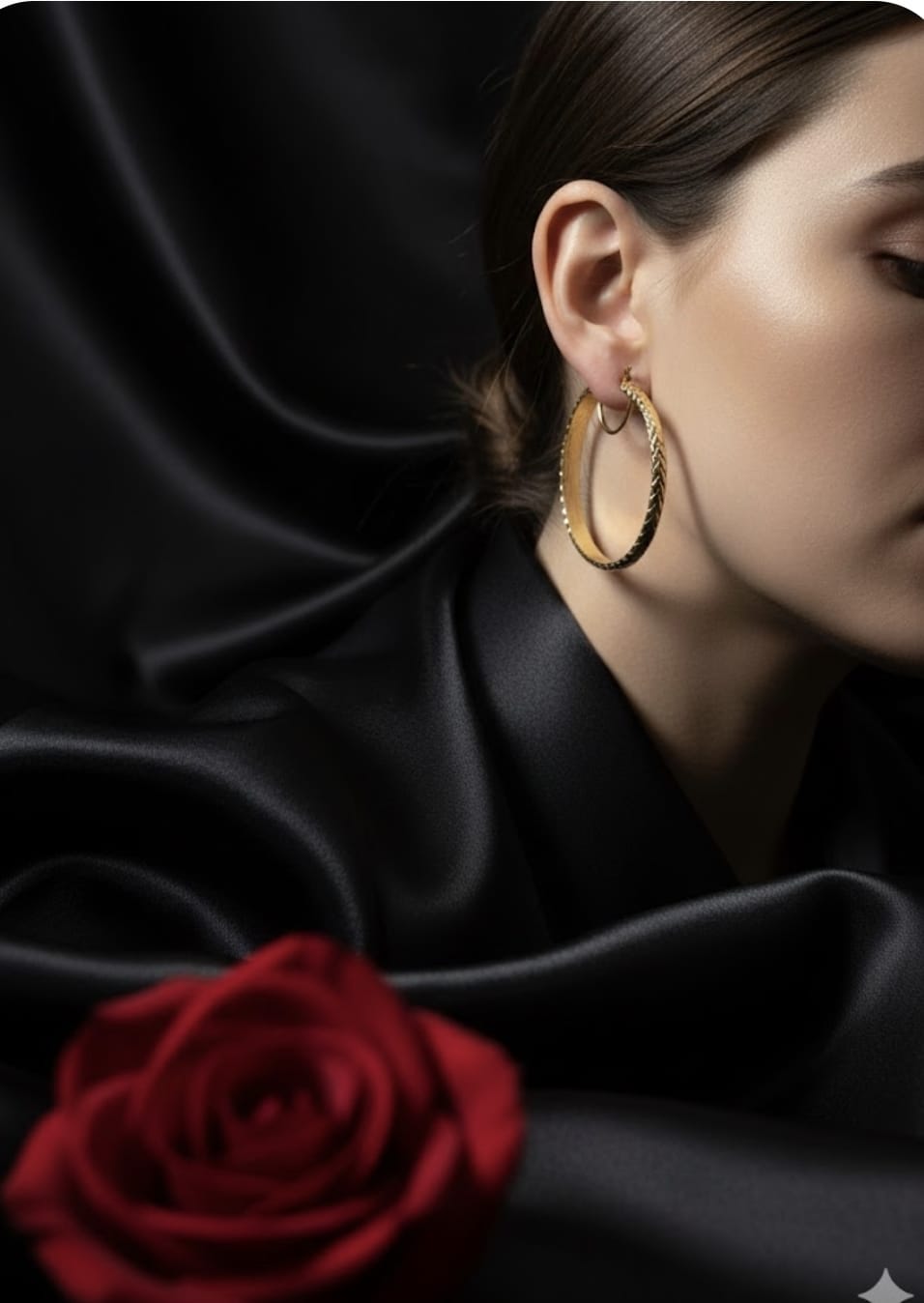 עגילי זהב אורית