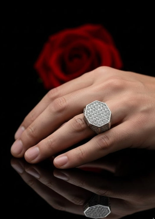 טבעת זהב אלון