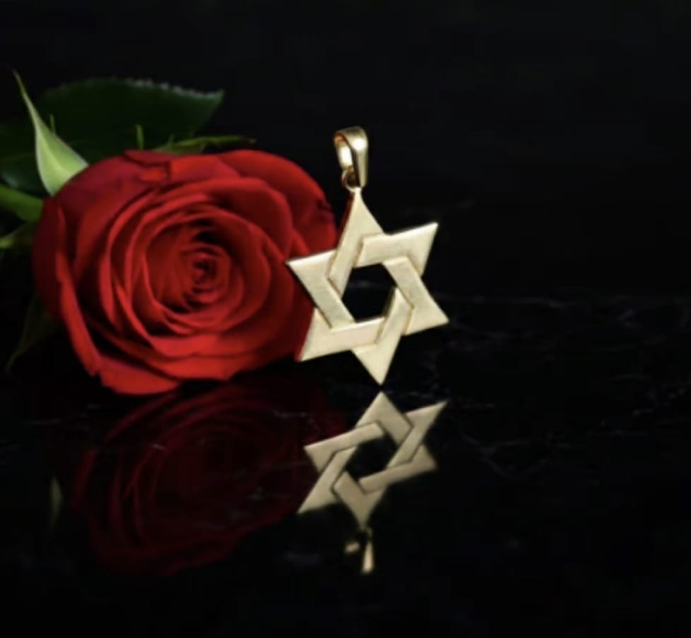 שרשרת ספיגה 50 ס"מ ותליון מגן דוד – זהב צהוב 14 קראט
