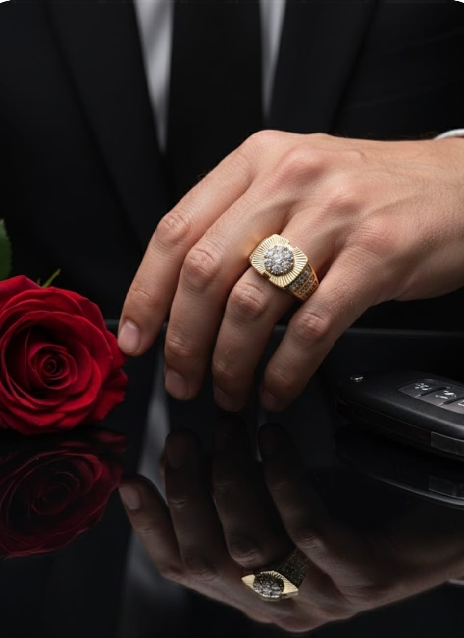 טבעת זהב רז