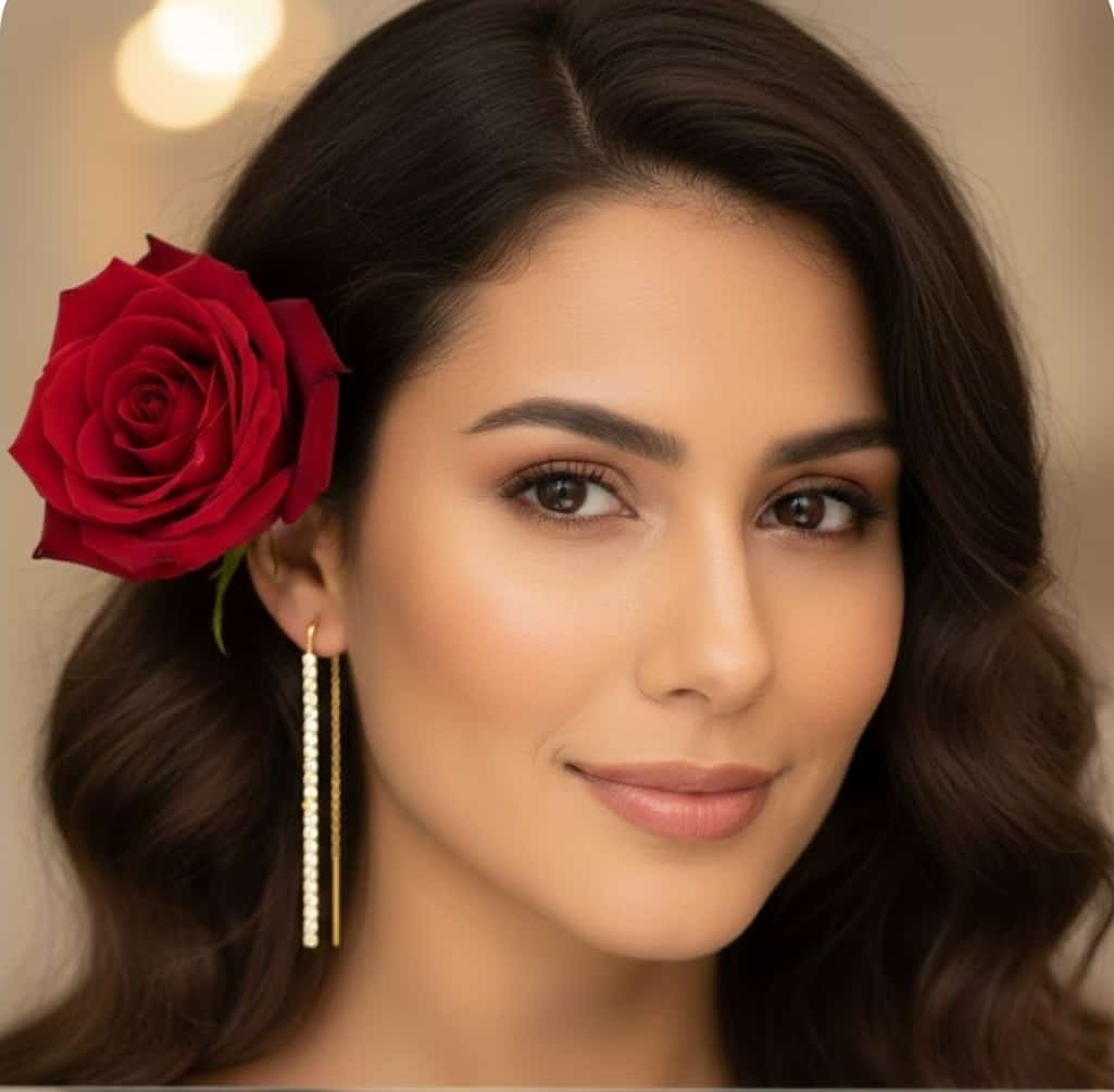 עגילי זהב אלונה