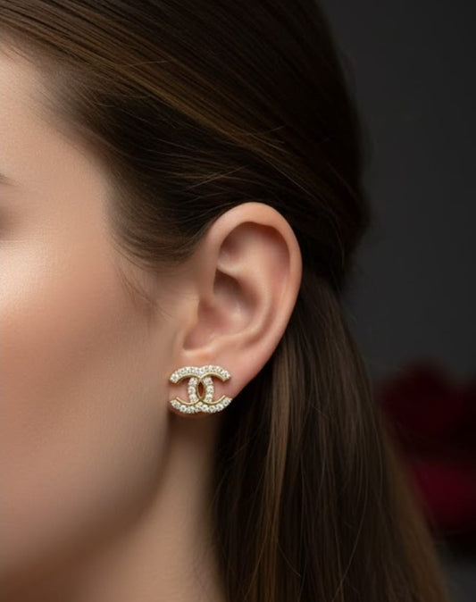 עגילי זהב אלה