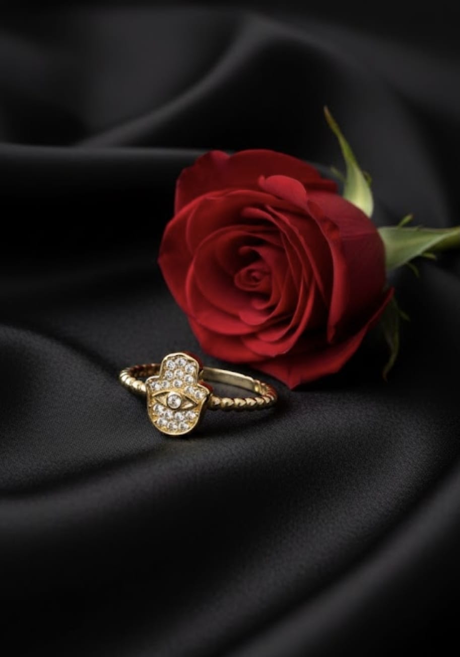 טבעת זהב אודיה