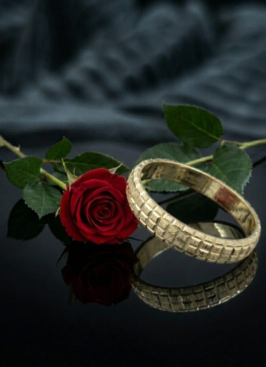 צמיד זהב ענבר