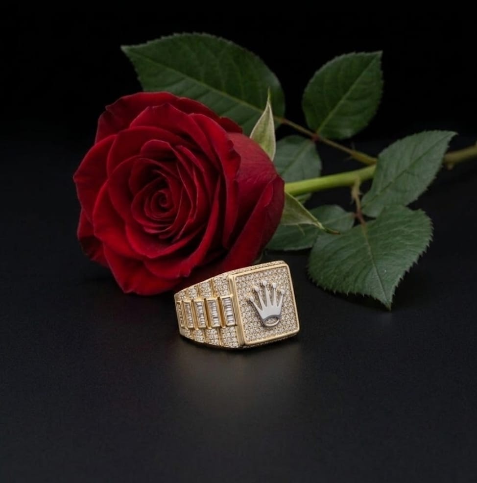 טבעת קרונוס (Cronus Ring) – עוצמה מלכותית בזהב 14K