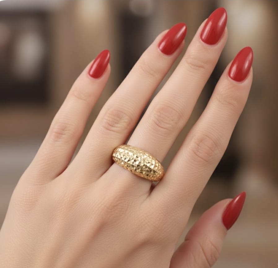 טבעת זהב מרינה