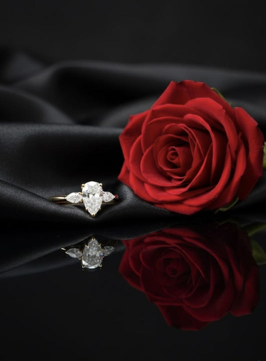 טבעת זהב מיכל