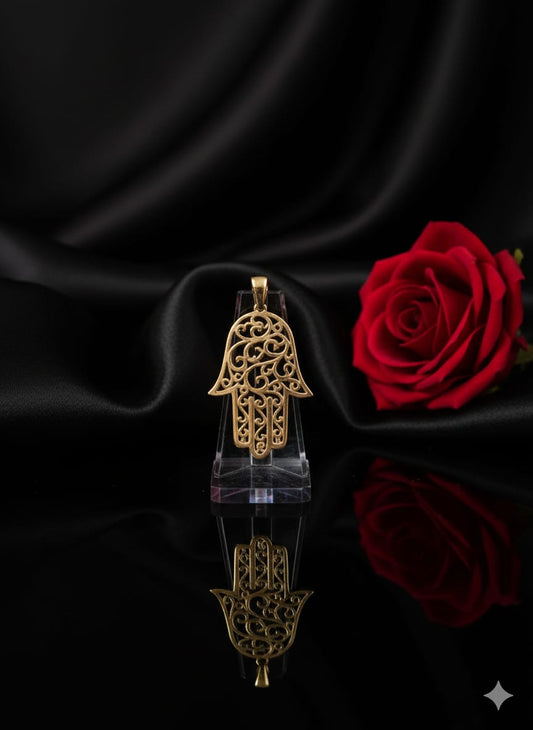 תליון זהב חמסה שיר