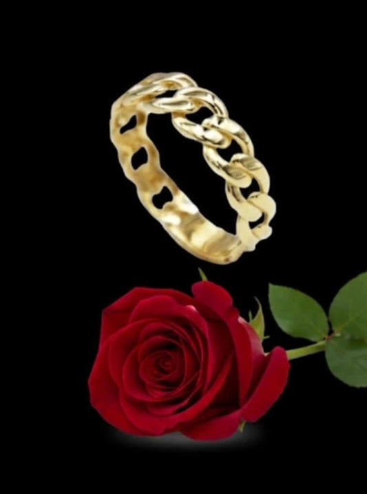 טבעת זהב דנה