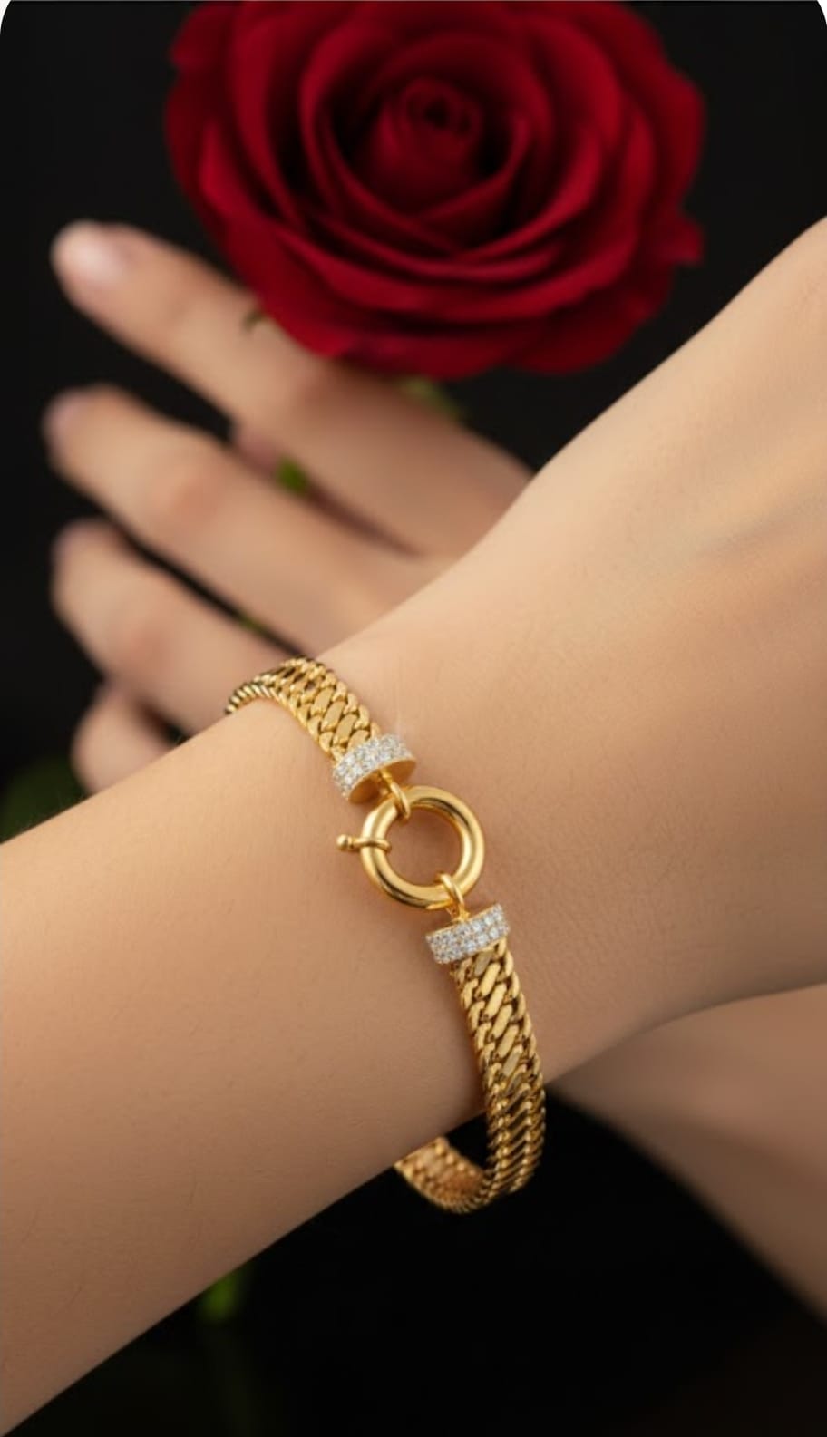 צמיד זהב לורה