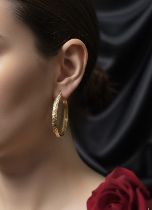 עגילי זהב אורית