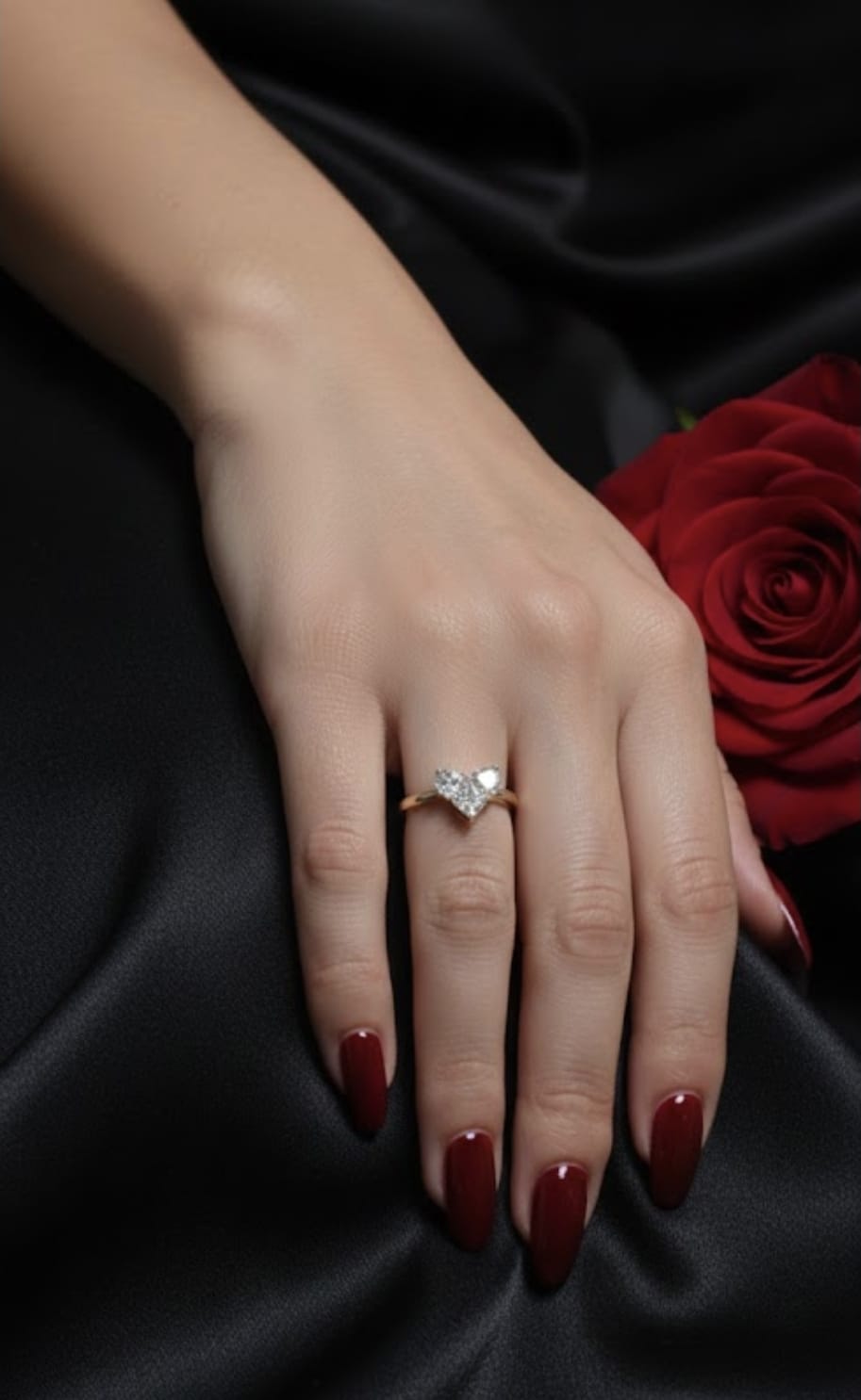 טבעת זהב יהלי